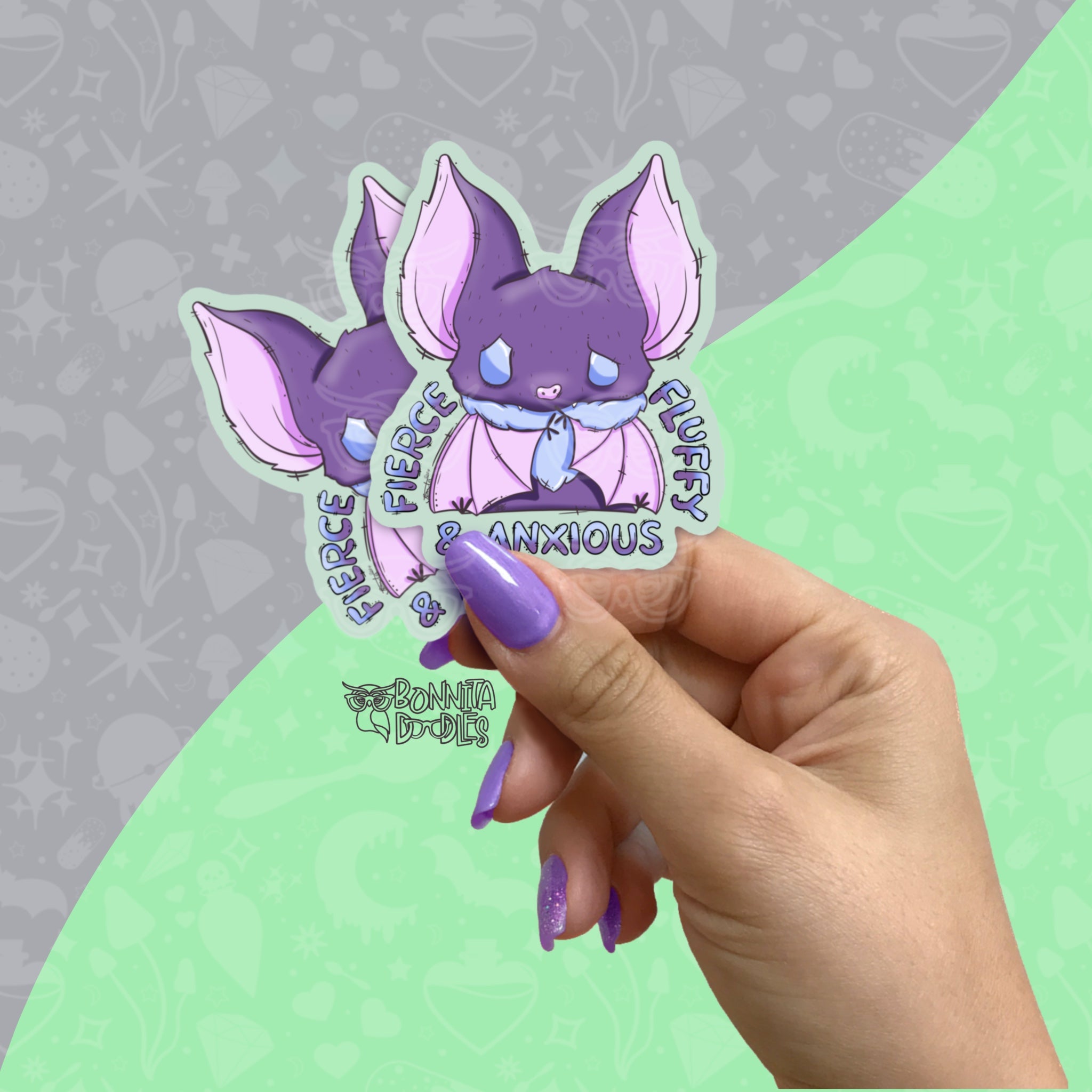 Maurice Anxious | Talking | Introverting | Medium matt vinyl sticker