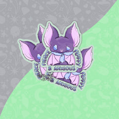 Maurice Anxious | Talking | Introverting | Medium matt vinyl sticker