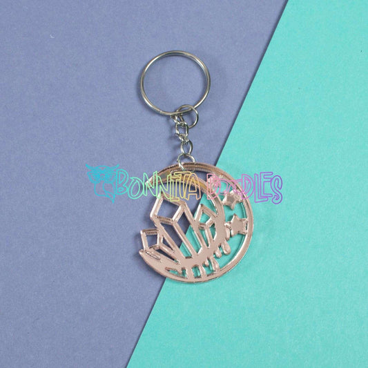 Mystical Cute Moon phase Key - Bag Charm