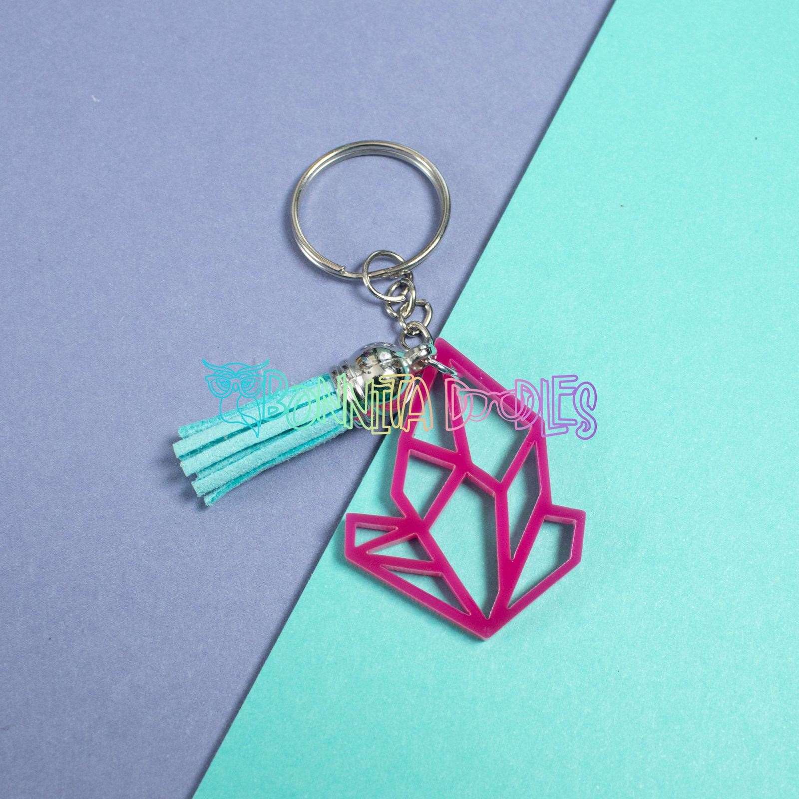 Geodes Cute Key - Bag Charm