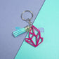 Geodes Cute Key - Bag Charm