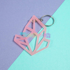 Geode Key - Bag Charm