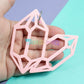 Duo Geode Pink Key - Bag Charm