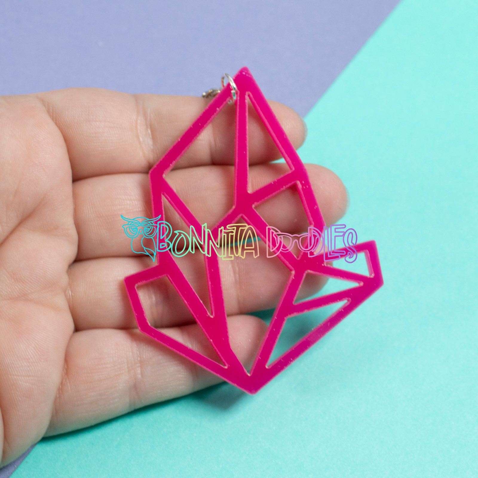 Geode Key - Bag Charm