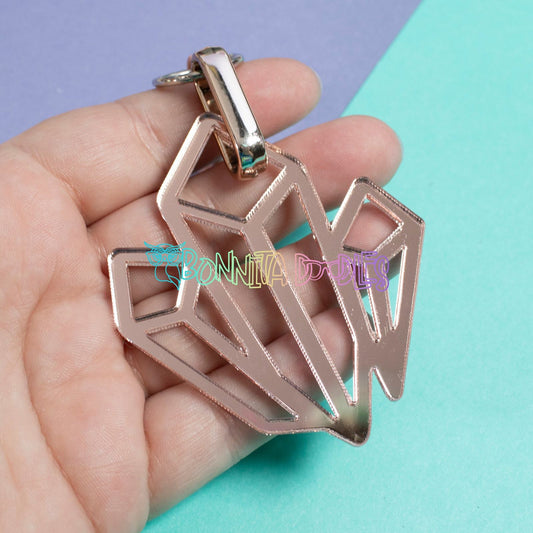 Trio Geode Key - Bag Charm
