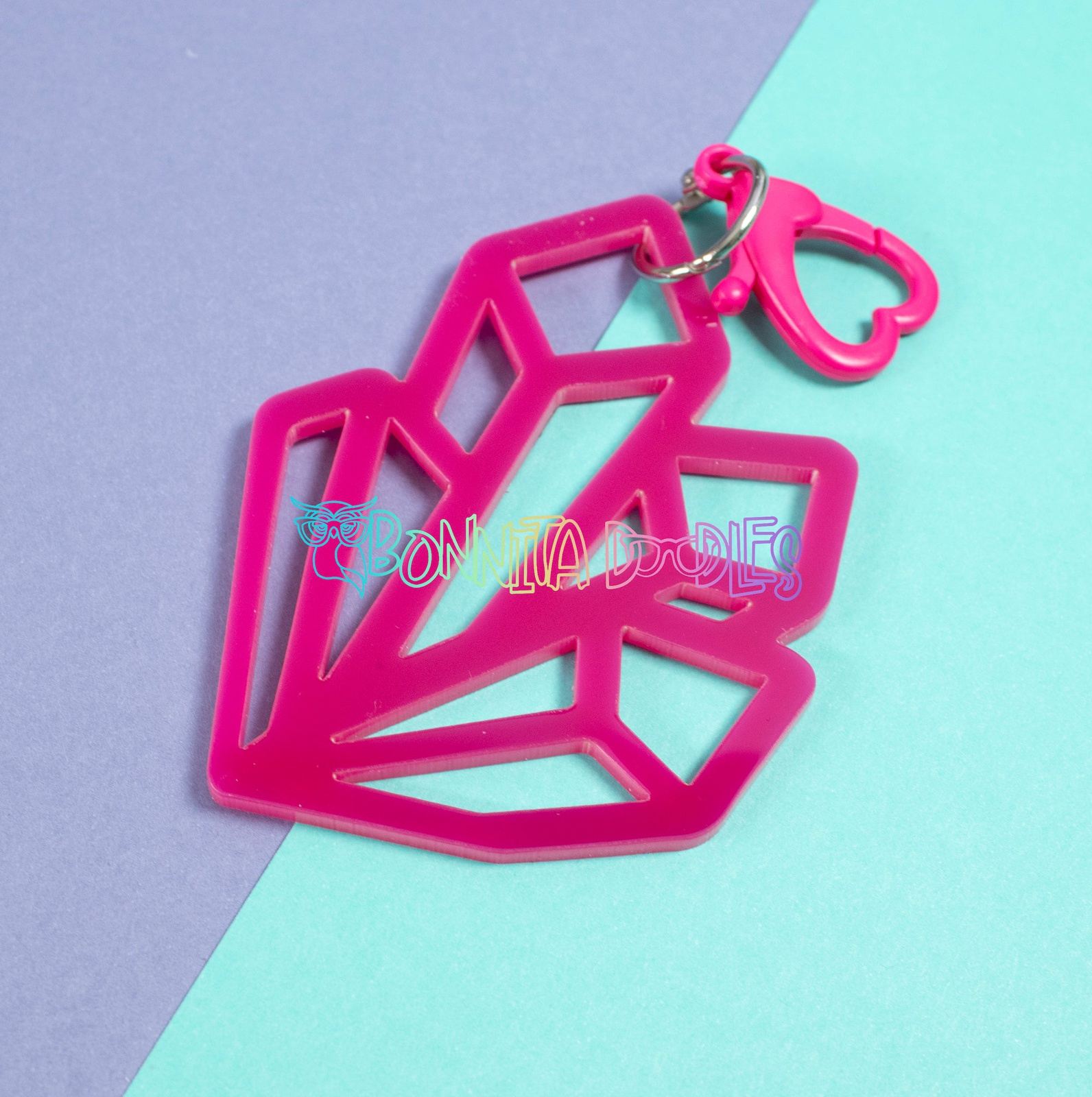 Trio Group Geode Key - Bag Charm