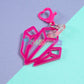 Trio Geode Key - Bag Charm