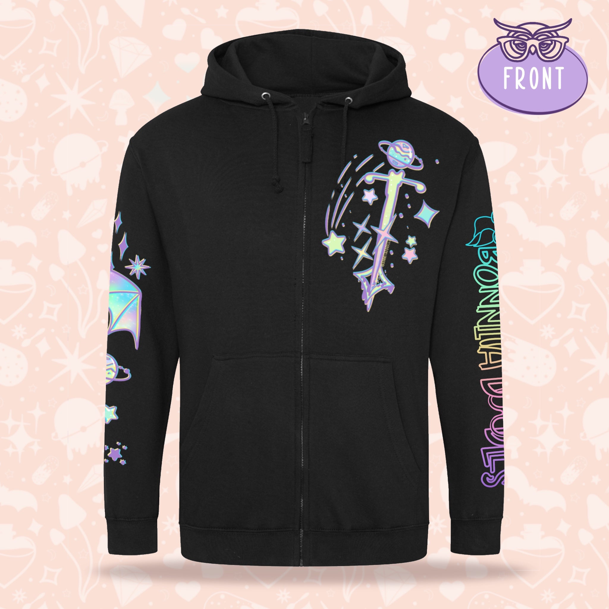 I Need Space | Unisex zip hoodie | Made to order
