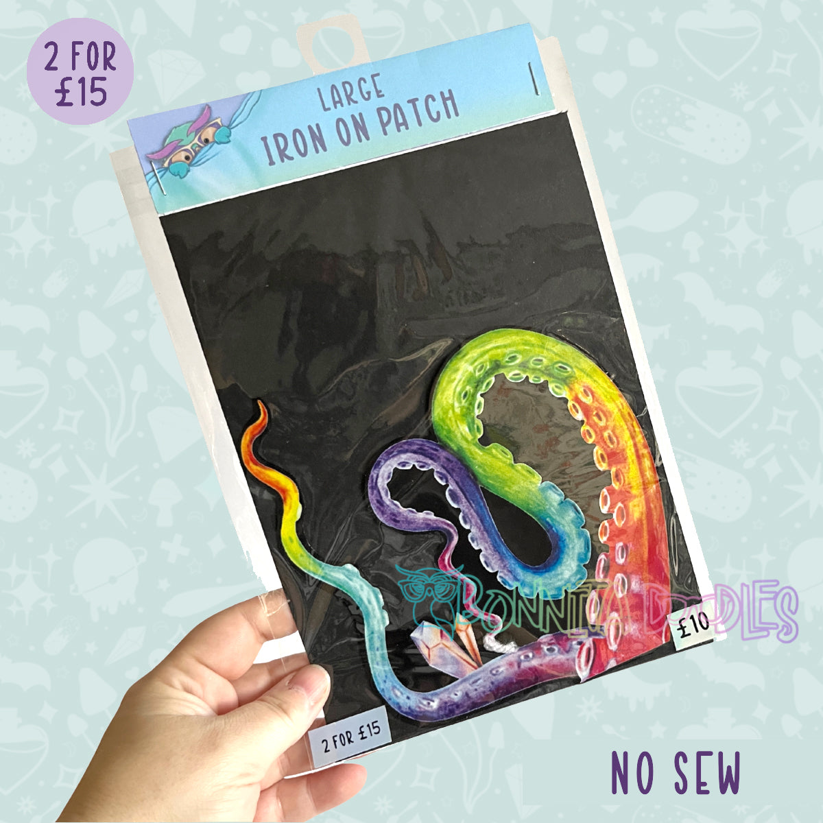 Fun Art patches 2 for £15 | Various Designs | Last Chance