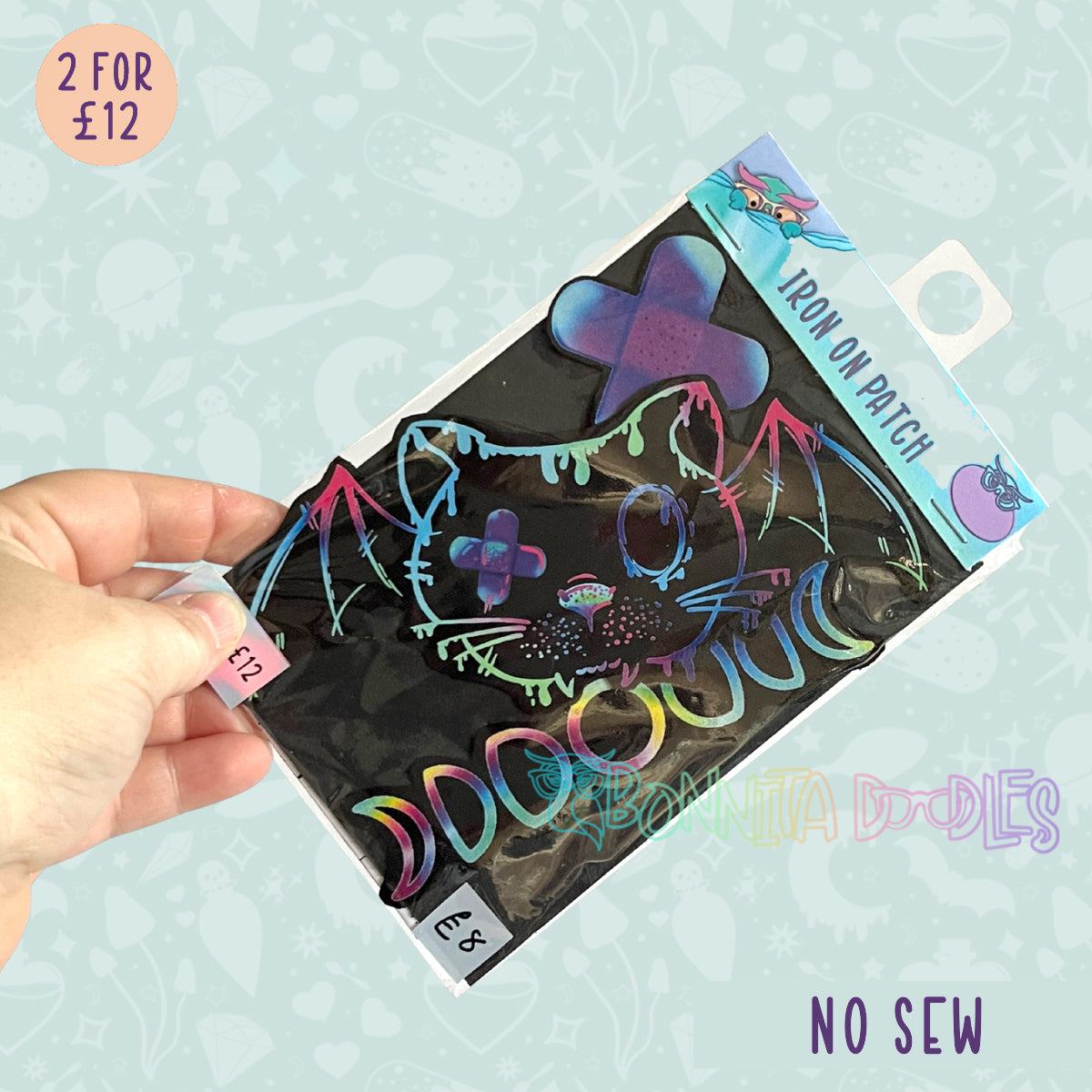 Fun Art patches 2 for £12 | Various Designs | Last Chance