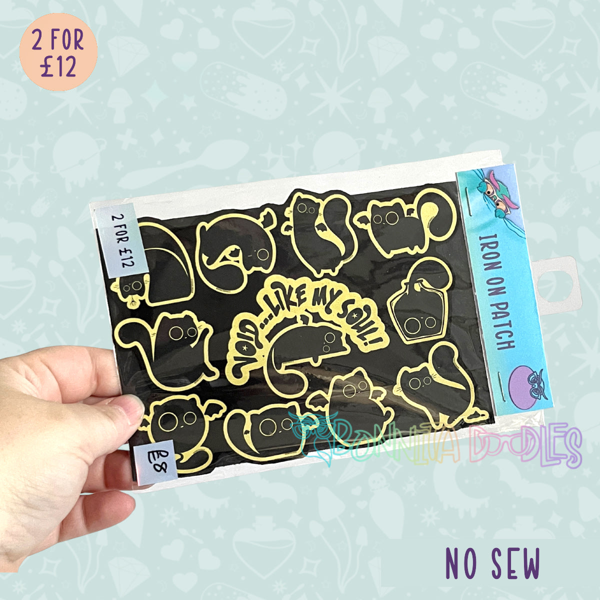 Fun Art patches 2 for £12 | Various Designs | Last Chance