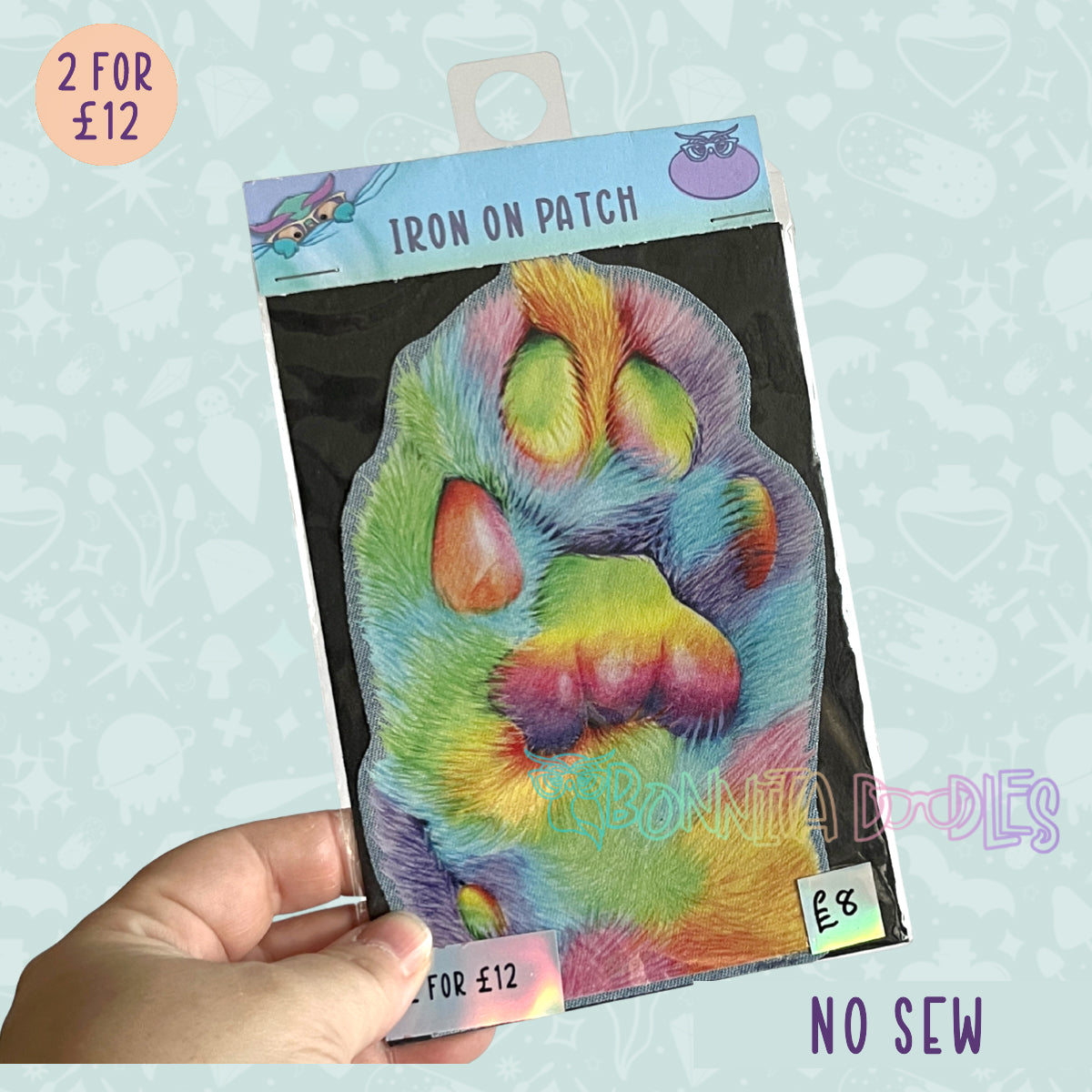 Fun Art patches 2 for £12 | Various Designs | Last Chance