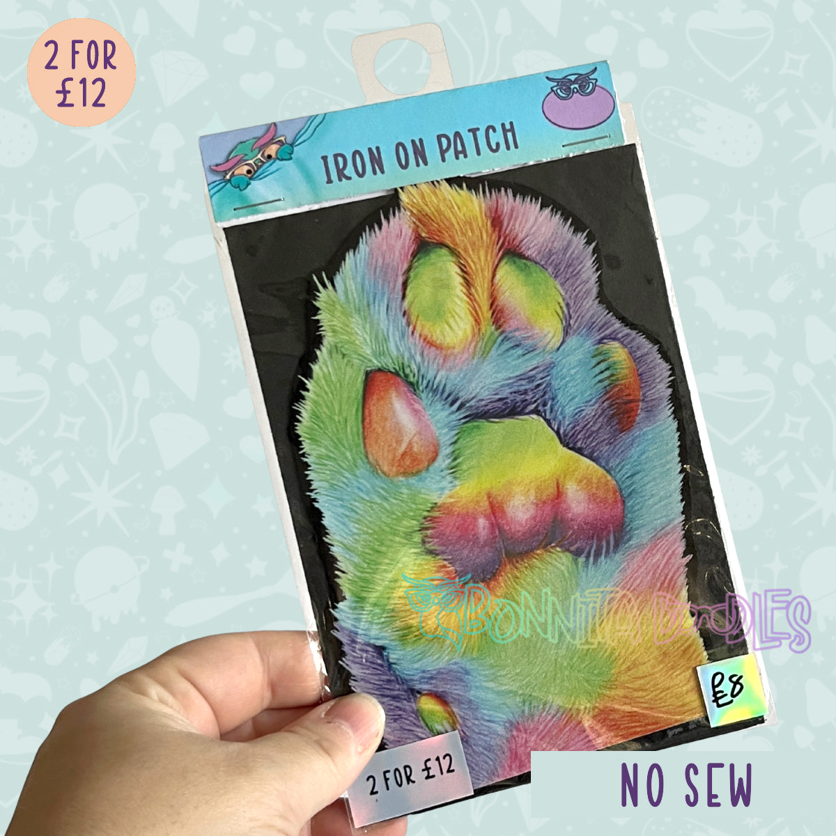 Fun Art patches 2 for £12 | Various Designs | Last Chance