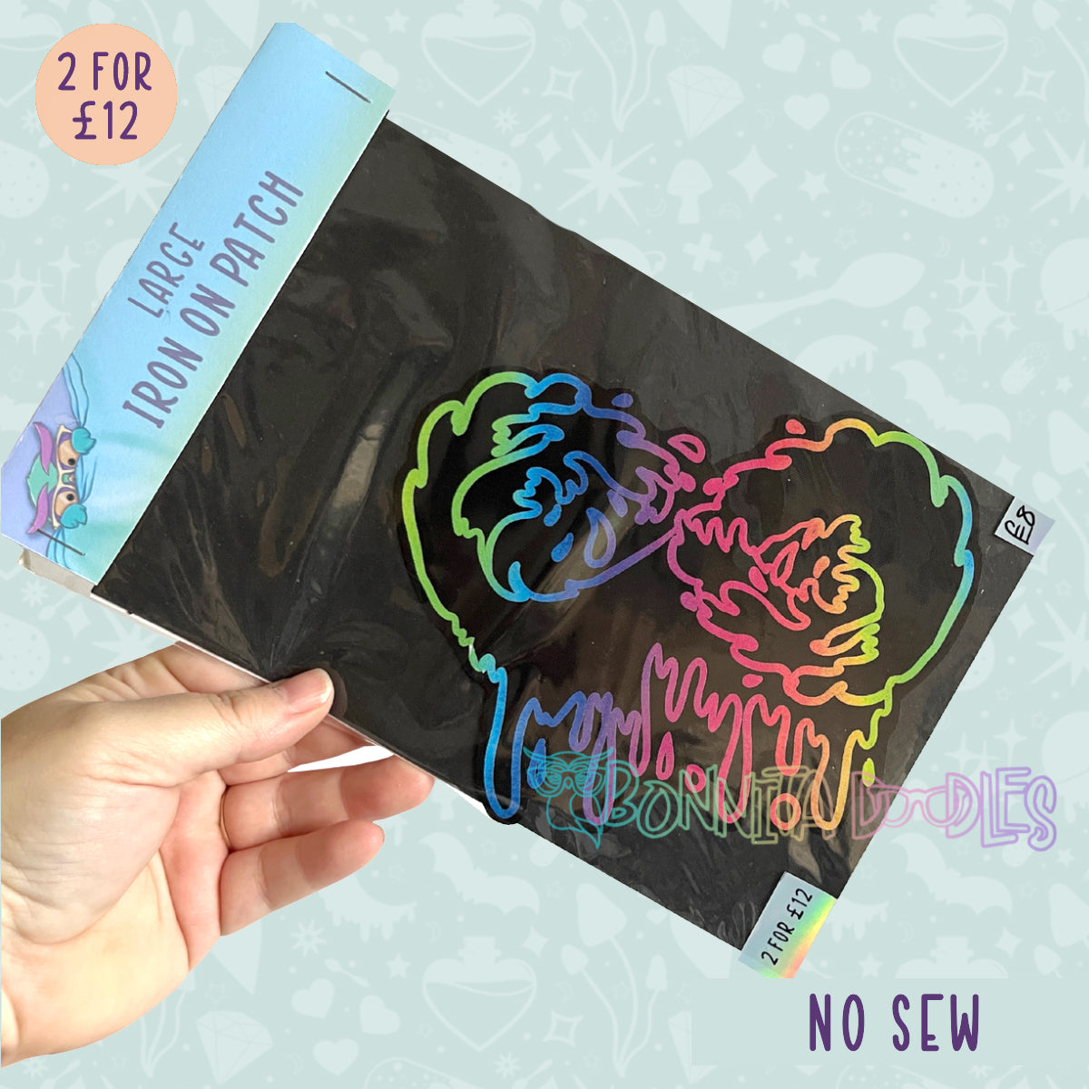 Fun Canvas Patch Fun Art patches 2 for £12 | Various Designs | Last Chance – Bonnita Doodles