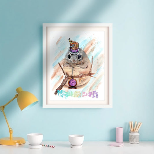Mr Time, Japanese Squirrel Drawing
