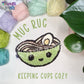 Mug Rug kawaii sushi - MADE TO ORDER