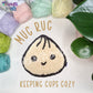 Mug Rug kawaii sushi - MADE TO ORDER