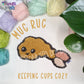 Mug Rug kawaii sushi - MADE TO ORDER