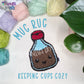 Mug Rug kawaii sushi - MADE TO ORDER