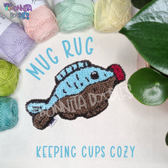 Mug Rug kawaii sushi - MADE TO ORDER