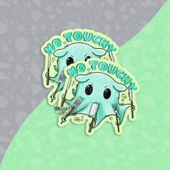 No touchy octopus | Large vinyl sticker