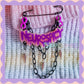 Black & Purple | Neurospicy | Handmade 75mm Black pin