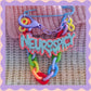 Blue & Rainbow | Neurospicy | Handmade 75mm Blue pin