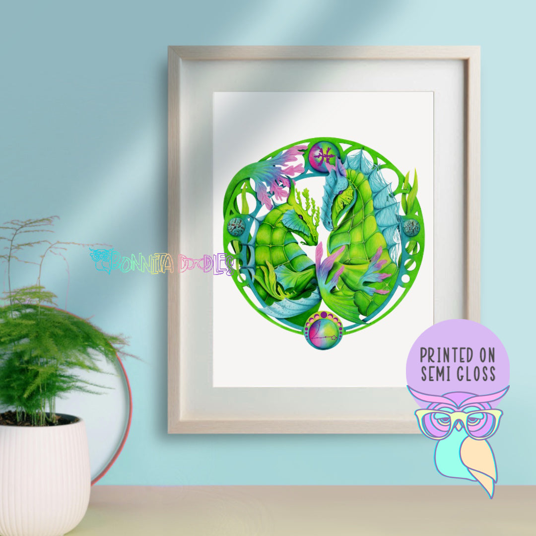 Art Print | Pisces | Zodiac