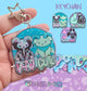 B GRADE Large Acrylic DUO Keychain - 3 designs available