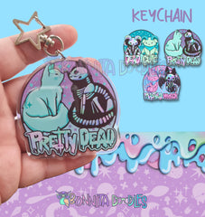 Large Acrylic DUO Keychain - 3 designs available