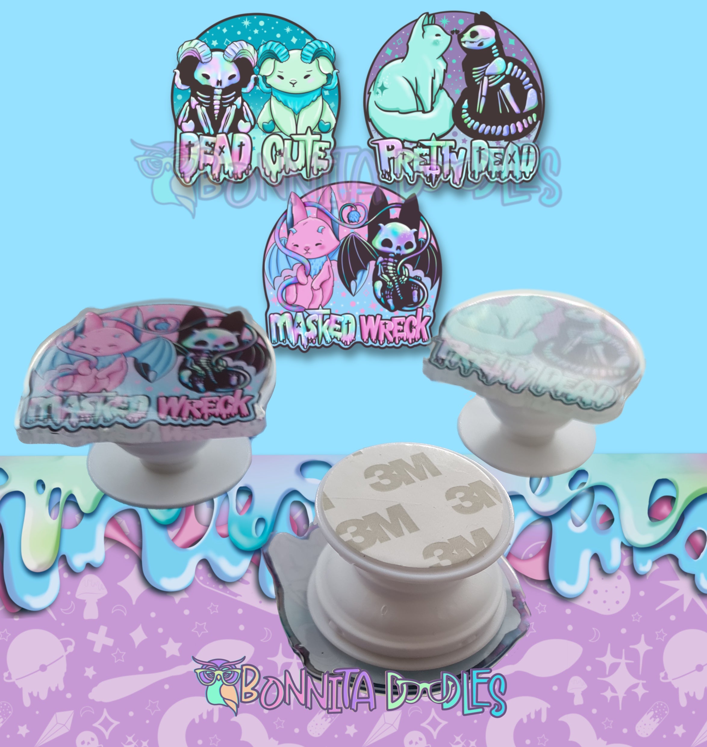 Phone/device grip - 3 designs available