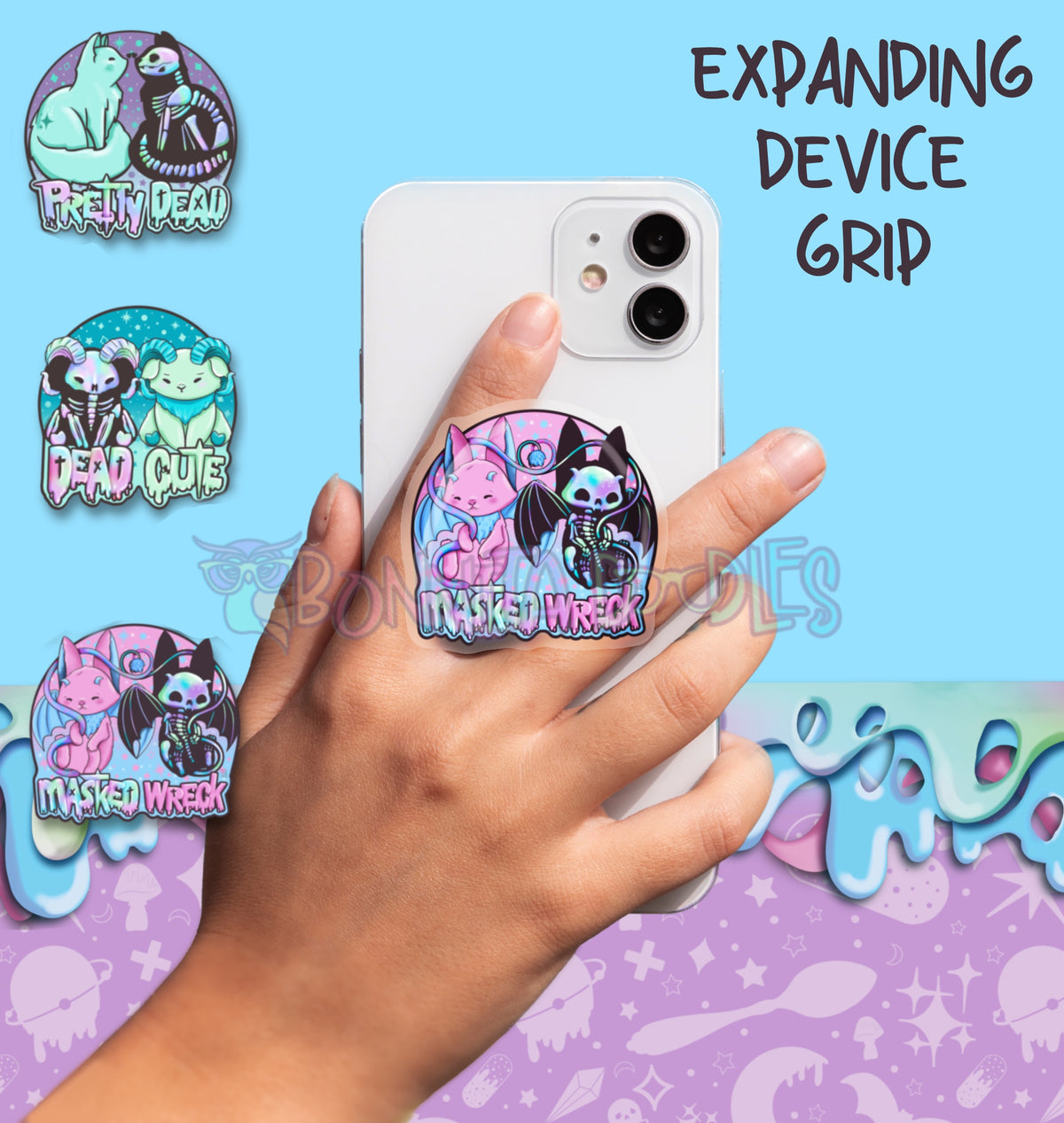 Phone/device grip - 3 designs available