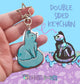 B GRADE Large Acrylic Keychain - Double sided!