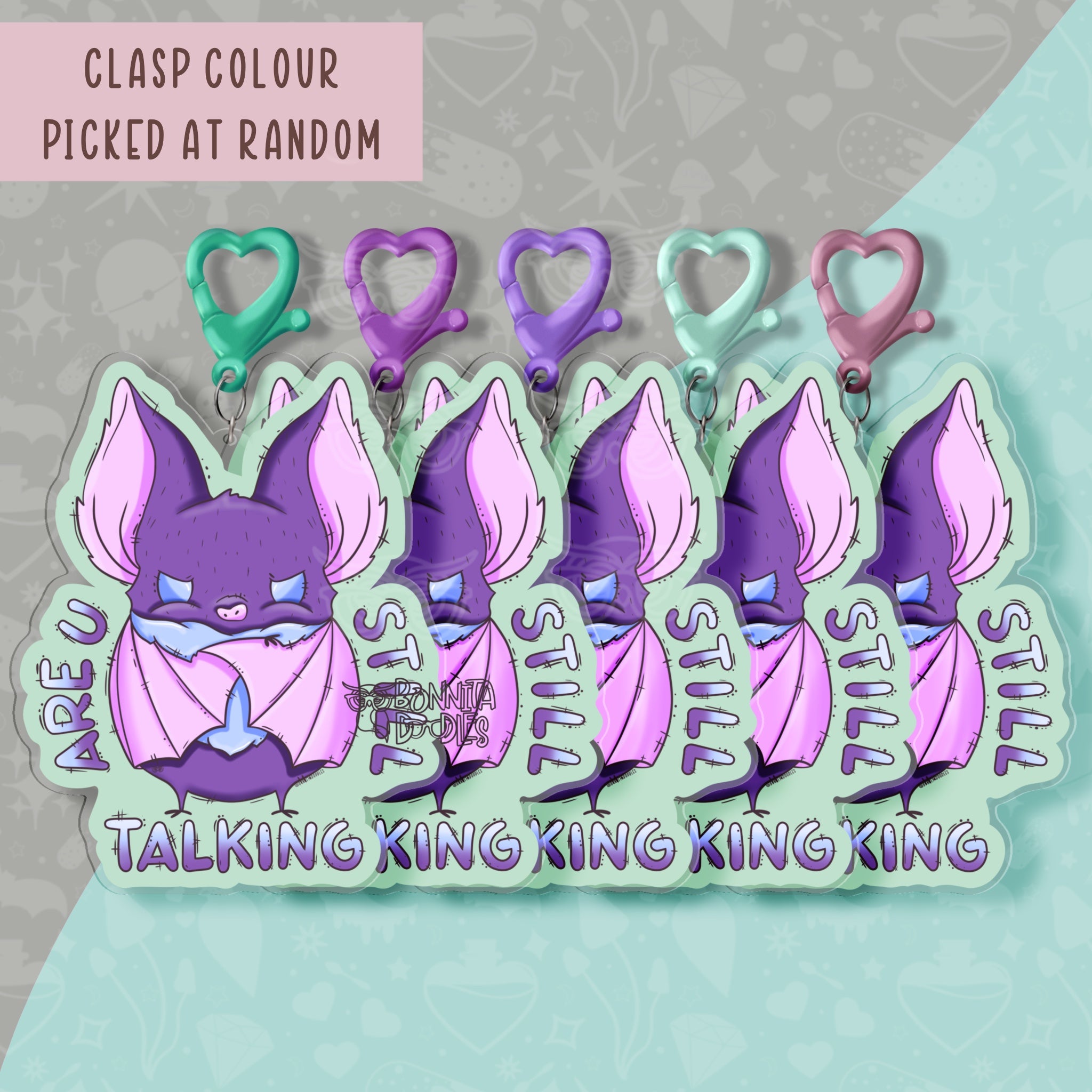 R U Still Talking Maurice - Large acrylic keychain