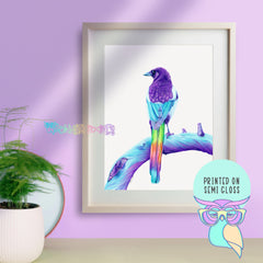 Art Print | Sapphire | Magpie