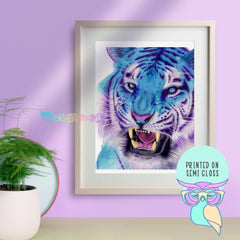 Art Print | Sapphire | Tiger