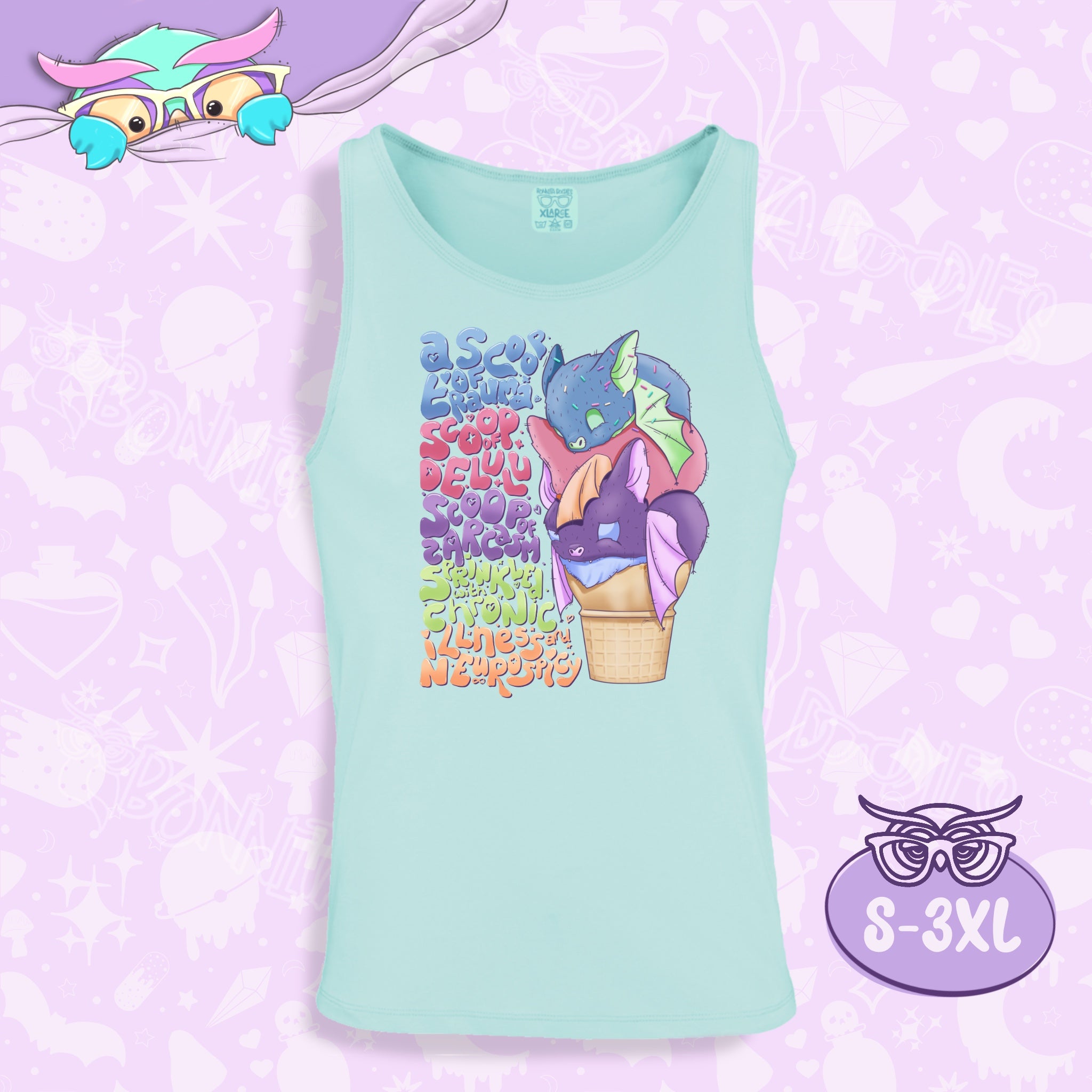 Maurice 'Delulu' Ice Cream | Unisex Vest | Made to order