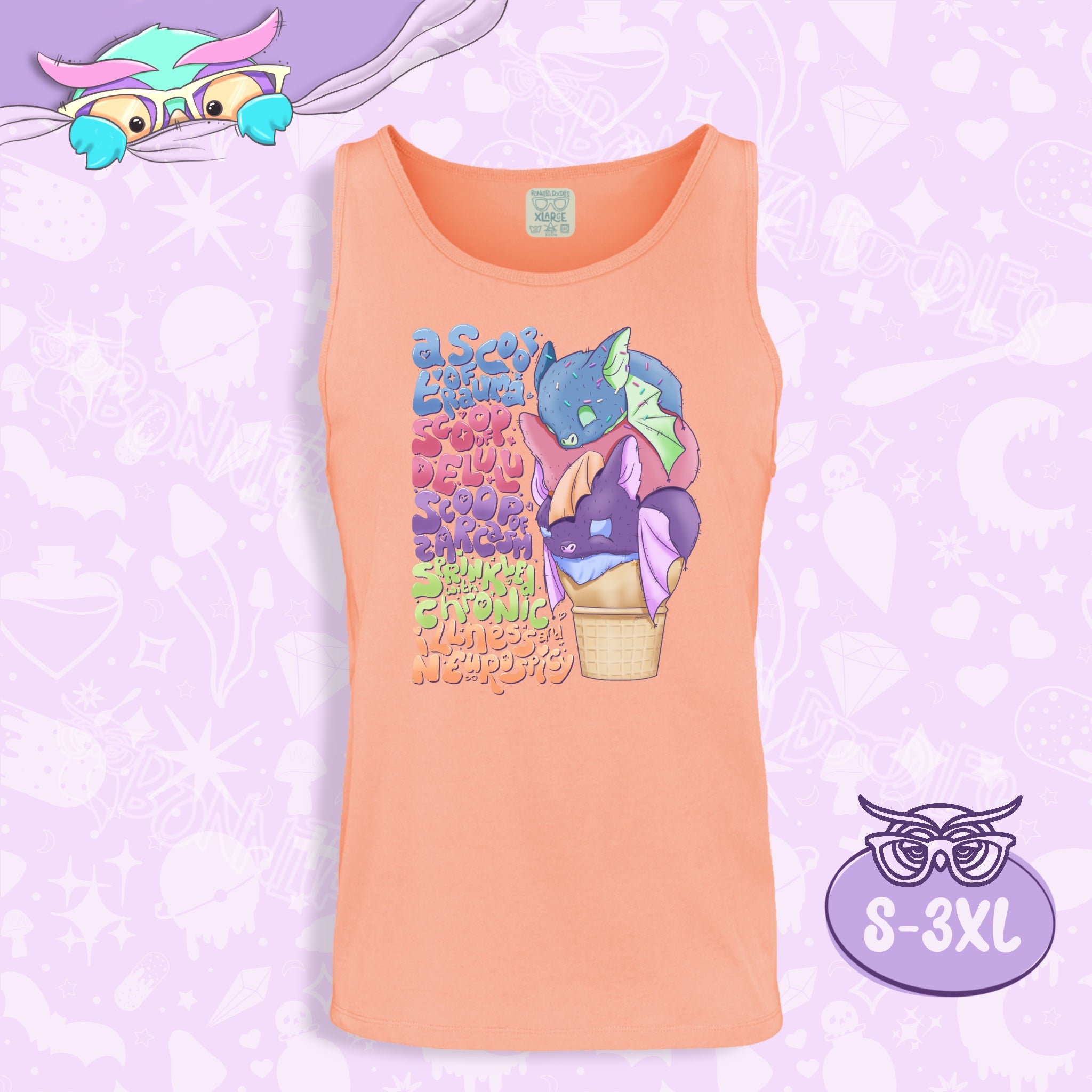 Maurice 'Delulu' Ice Cream | Unisex Vest | Made to order