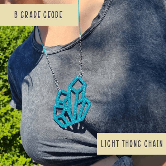 B grade chunky colourful necklace - LARGE - Handmade gifts