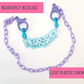Neurospicy chunky colourful necklace - SMALL - Handmade gifts