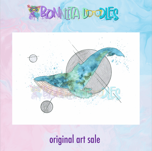 Moonlight Swim Original Art - BIG SALE!