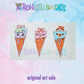 Cone Critters Original concept art