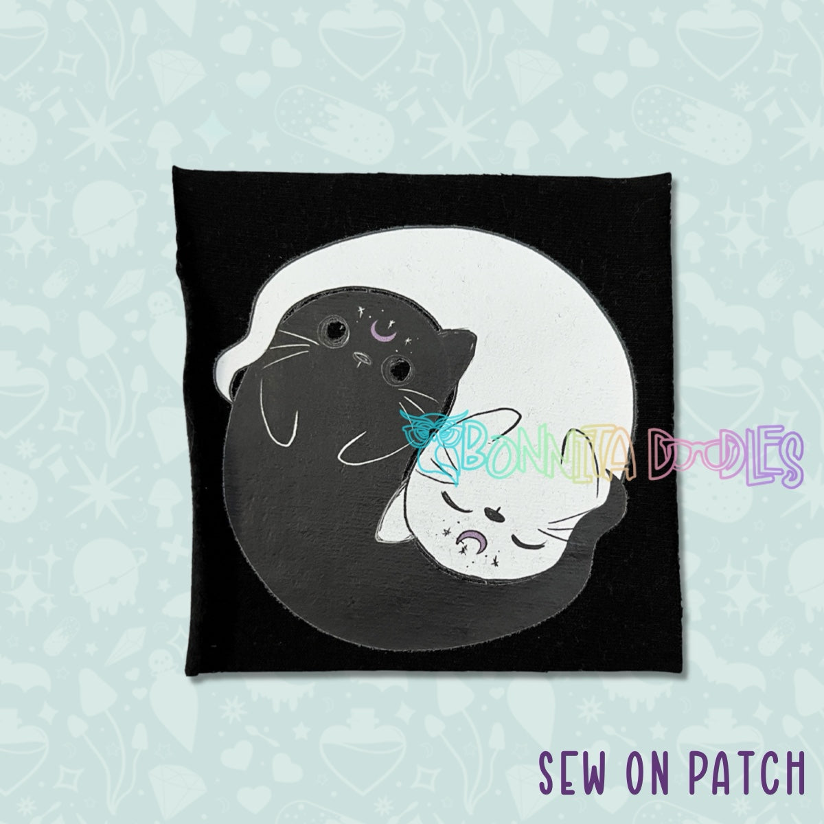YingYang Cats Patch