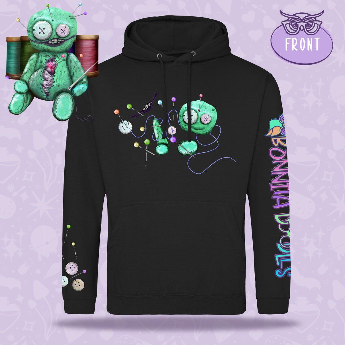 Stitches Voodoo doll | Unisex Hoodie | Made to order
