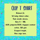 Crop Tee Good Vibes Only 2XL