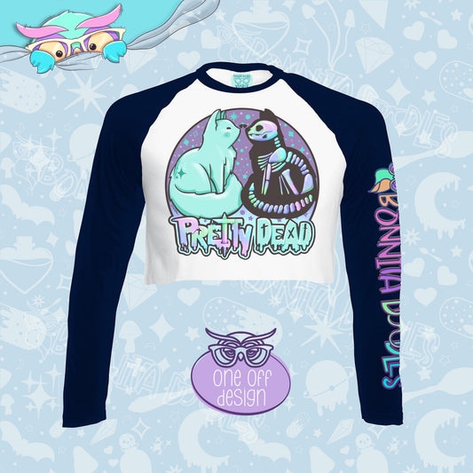 Pretty Dead | XL Unisex Crop T Shirt | One off