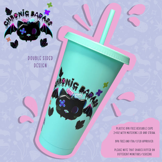 Chronic Badass Dark | Cup - Tumbler | Straw & Lid