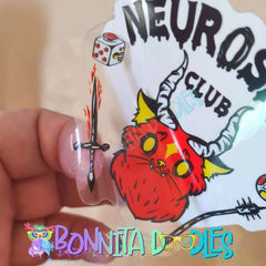 Diversity Club sticker - ADHD - CHRONIC ILLNESS - COFFEE FIRST