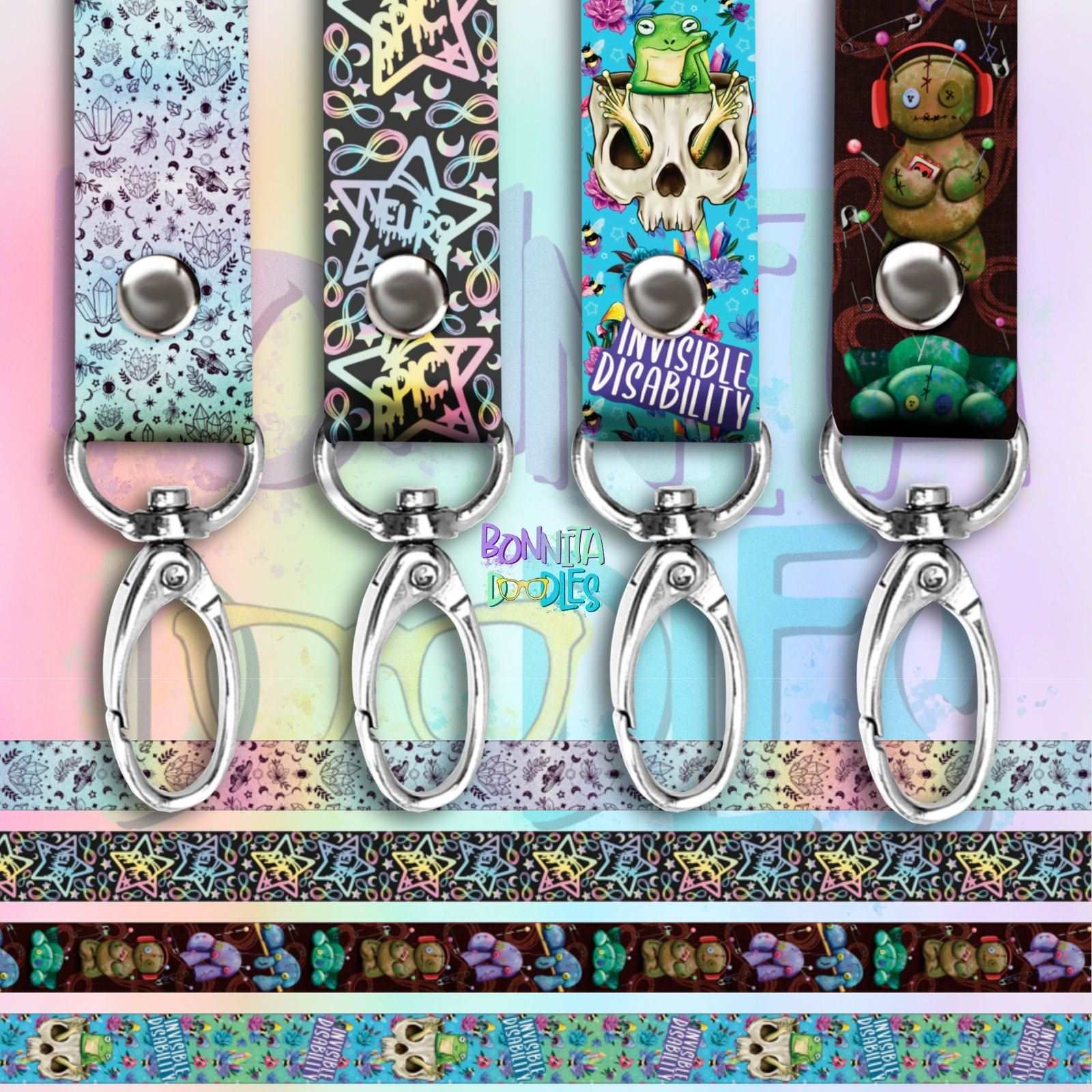 Brain Frog - Lanyard - soft and perfect for sensory accommodation.