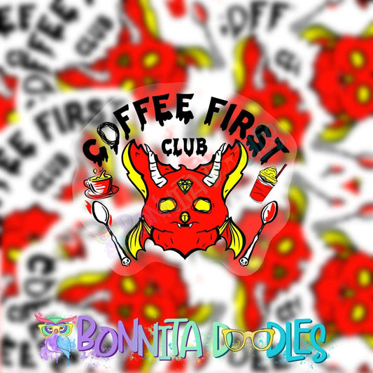 Diversity Club sticker - ADHD - CHRONIC ILLNESS - COFFEE FIRST